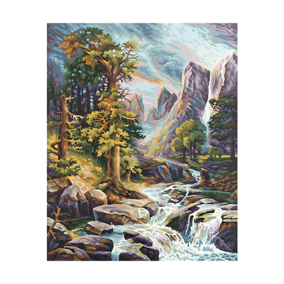SCHIPPER稀品DIY数字手绘画速成画家“高山景色”609130430